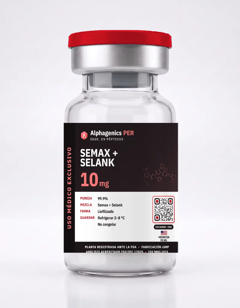 Mezcla Semax / Selank — vial Alphagenics